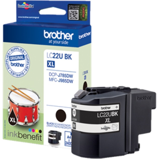 Tinte schwarz LC-22UBK von Brother