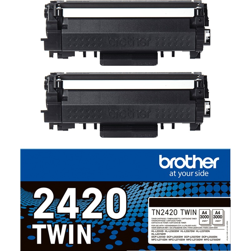 Toner schwarz TN-2420TWIN Toner schwarz TN-2420TWIN von Brother