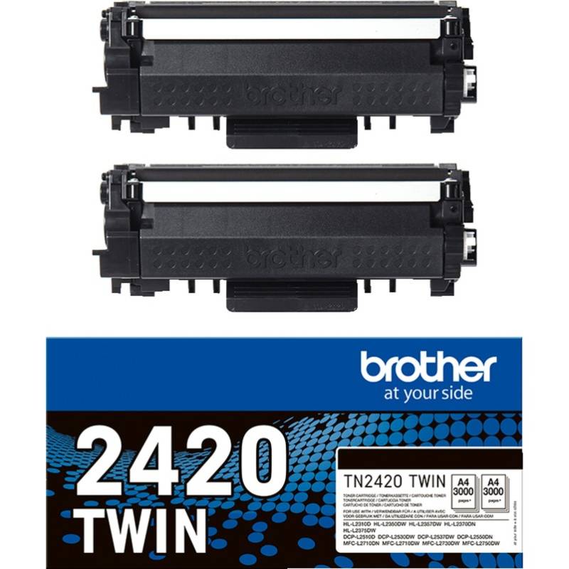 Toner schwarz TN-2420TWIN von Brother