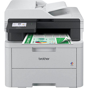 brother DCP-L3560CDW 3 in 1 Farblaser-Multifunktionsdrucker grau von Brother