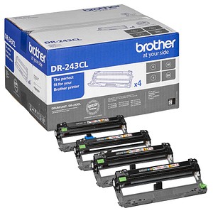 brother DR-243CL  schwarz, cyan, magenta, gelb Trommel, 4er-Set von Brother