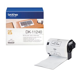 brother Etikettenrolle für Etikettendrucker DK11240 weiß, 102,0 x 51,0 mm, 1 x 600 Etiketten brother Etikettenrolle für Etikettendrucker DK11240 weiß, 102,0 x 51,0 mm, 1 x 600 Etiketten von Brother