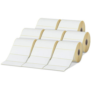 brother Endlosetikettenrollen für Etikettendrucker weiß, 102,0 x 50,0 mm, 8 x 1050 Etiketten von Brother