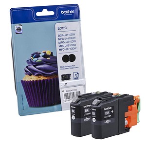 brother LC-123BK schwarz Druckerpatronen, 2er-Set brother LC-123BK schwarz Druckerpatronen, 2er-Set von Brother