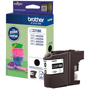 brother LC-221BK  schwarz Druckerpatrone von Brother