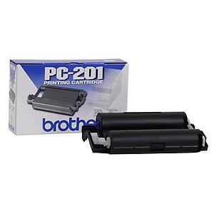 brother PC-201 schwarz Thermo-Druckfolie, 1 Rolle von Brother