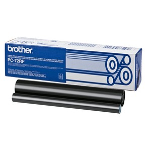 brother PC-72RF schwarz Thermo-Druckfolien, 2 Rollen von Brother