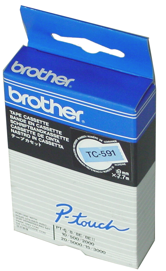 brother TC-Tape TC-691 Schriftbandkassette, Bandbreite: 9 mm von Brother