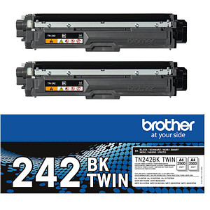 brother TN-242BKTWIN schwarz Toner, 2er-Set brother TN-242BKTWIN schwarz Toner, 2er-Set von Brother