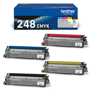 brother TN-248VAL  schwarz, cyan, magenta, gelb Toner, 4er-Set von Brother