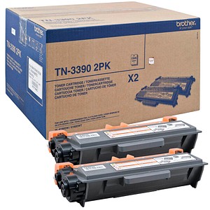 brother TN-3390 schwarz Toner, 2er-Set brother TN-3390 schwarz Toner, 2er-Set von Brother