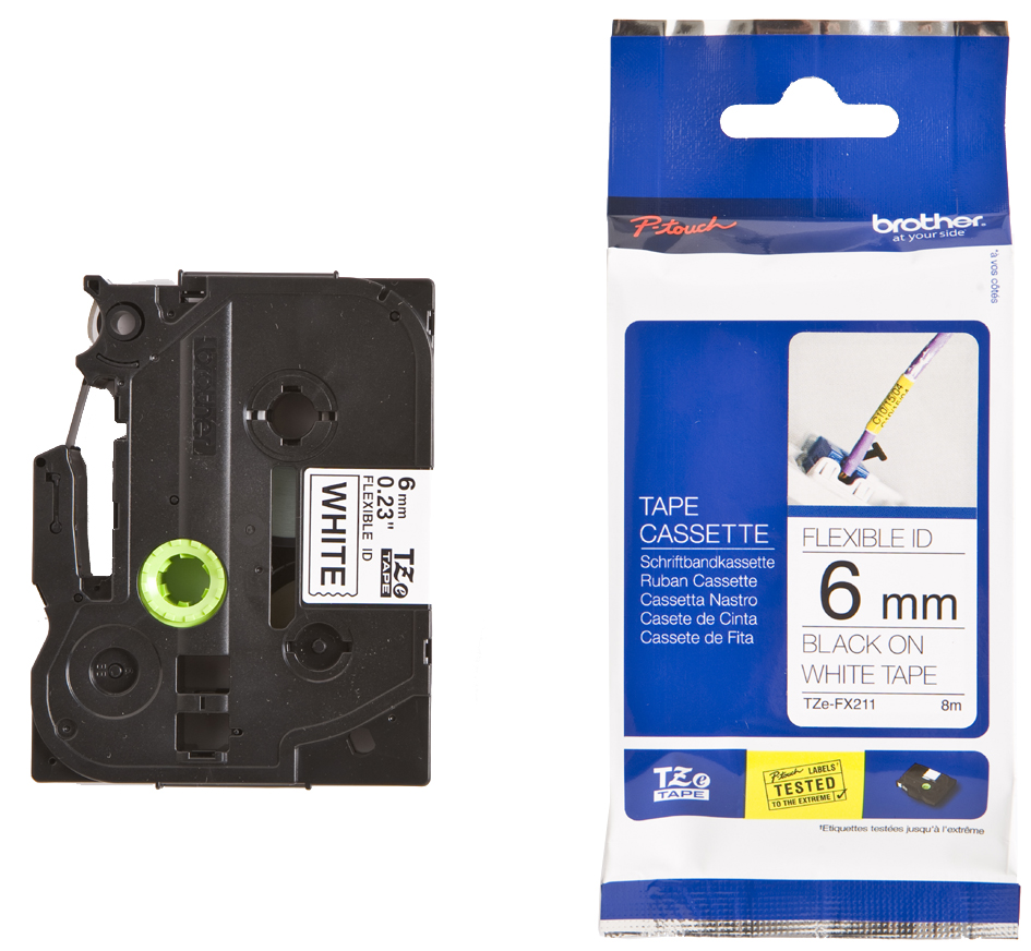 brother TZe-Tape TZe-FX251 Flexi-Tape Schriftbandkassette brother TZe-Tape TZe-FX251 Flexi-Tape Schriftbandkassette von Brother