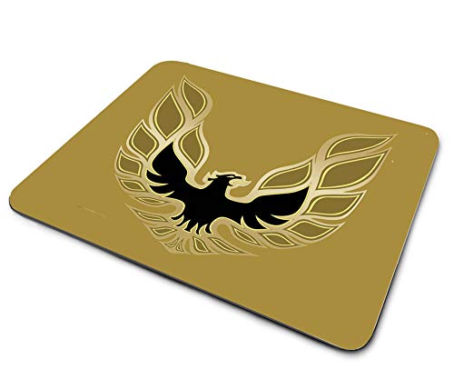 1970er Jahre Kompatibel mit Pontiac Firebird Trans Am Sreaming Chicken Gold Design Dünne Gummirückseite Quadratische Mauspads für Gaming Computer Laptops Notebooks Schreibtische 1970er Jahre Kompatibel mit Pontiac Firebird Trans Am Sreaming Chicken Gold Design Dünne Gummirückseite Quadratische Mauspads für Gaming Computer Laptops Notebooks Schreibtische von Brotherhood