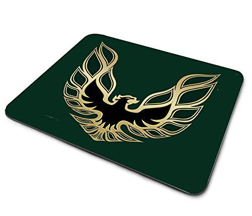 1970er Jahre kompatibel mit Pontiac Firebird Trans Am Sreaming Chicken Green Design, dünne Gummi-Rückseite, quadratische Mauspads für Gaming-Computer, Laptops, Notebooks, Schreibtische von Brotherhood