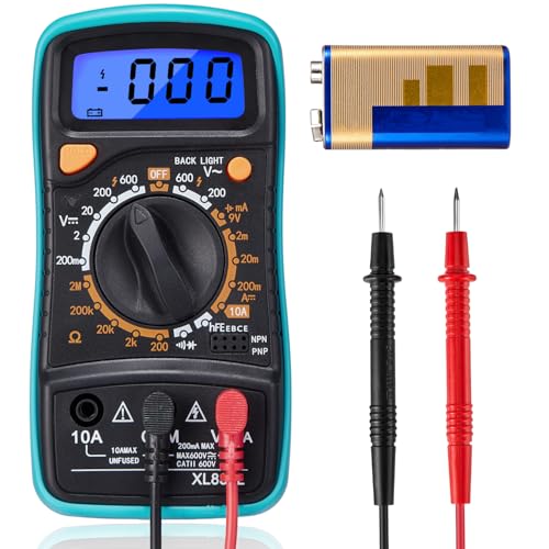 Mini Digital Multimeter Digitalmultimeter für Spannung AC/DC Spannung, Diode und Mehr mit Kapazitäts-, Frequenz- und Diodentest, Voltmeter Messgerät Digital Brovamo Mini i11 Mini Digital Multimeter Digitalmultimeter für Spannung AC/DC Spannung, Diode und Mehr mit Kapazitäts-, Frequenz- und Diodentest, Voltmeter Messgerät Digital Brovamo Mini i11 von Brovamo