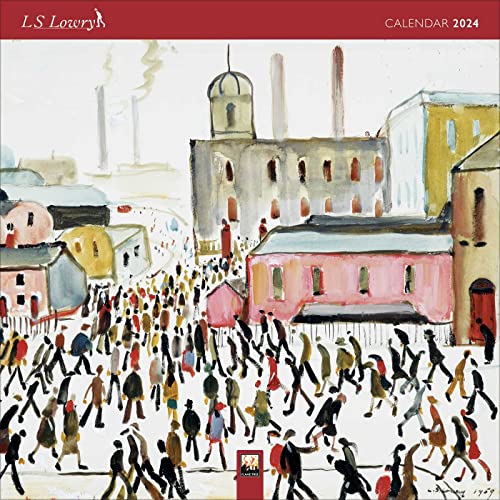 L. S. Lowry 2024: Original Flame Tree Publishing-Kalender [Kalender] (Wall-Kalender) von Brown Trout-Auslieferer Flechsig