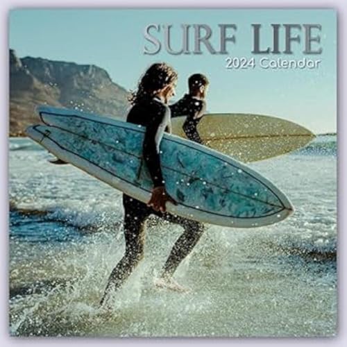 Surf Life – Surfen – Surfing 2024 – 16-Monatskalender: Original The Gifted Stationery Co. Ltd [Mehrsprachig] [Kalender] (Wall-Kalender) von BrownTrout