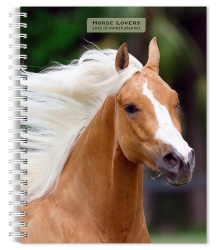 Horse Lovers 2025 6 X 7.75 Inch Spiral-Bound Wire-O Weekly Engagement Planner Calendar New Full-Color Image Every Week von BrownTrout