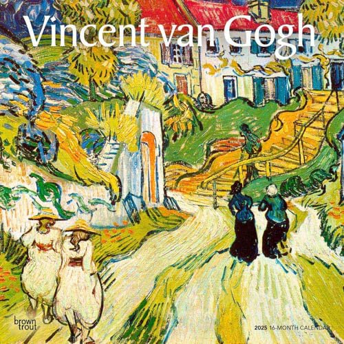 Vincent Van Gogh 2025 12 X 24 Inch Monthly Square Wall Calendar Plastic-Free von BrownTrout