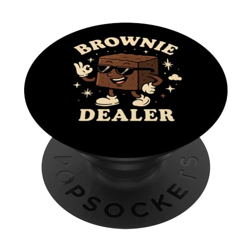 Brownie-Händler Baker Love Brownies Brownie PopSockets Klebender PopGrip Brownie-Händler Baker Love Brownies Brownie PopSockets Klebender PopGrip von Brownie Merch Co.