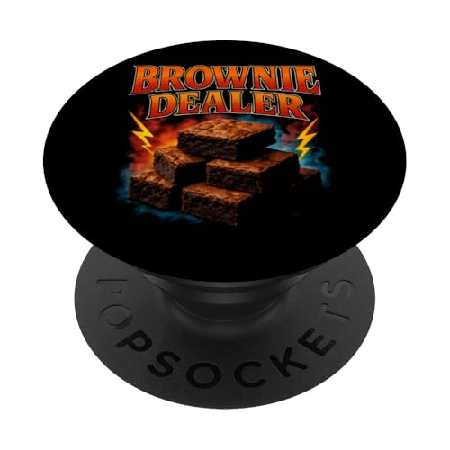 Brownie-Händler Baker Love Brownies Brownie PopSockets Klebender PopGrip Brownie-Händler Baker Love Brownies Brownie PopSockets Klebender PopGrip von Brownie Merch Co.