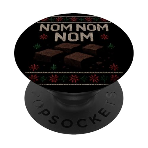 Brownies Nom Nom Brownie Eater Brownie PopSockets Klebender PopGrip Brownies Nom Nom Brownie Eater Brownie PopSockets Klebender PopGrip von Brownie Merch Co.