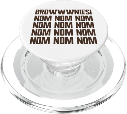 Brownies Nom Nom Brownie Eater Brownie PopSockets PopGrip für MagSafe Brownies Nom Nom Brownie Eater Brownie PopSockets PopGrip für MagSafe von Brownie Merch Co.