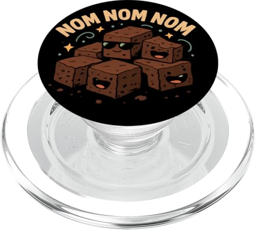 Brownies Nom Nom Brownie Eater Brownie PopSockets PopGrip für MagSafe Brownies Nom Nom Brownie Eater Brownie PopSockets PopGrip für MagSafe von Brownie Merch Co.