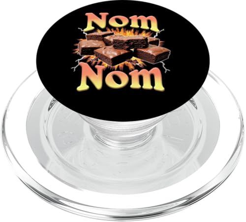 Brownies Nom Nom Brownie Eater Brownie PopSockets PopGrip für MagSafe Brownies Nom Nom Brownie Eater Brownie PopSockets PopGrip für MagSafe von Brownie Merch Co.