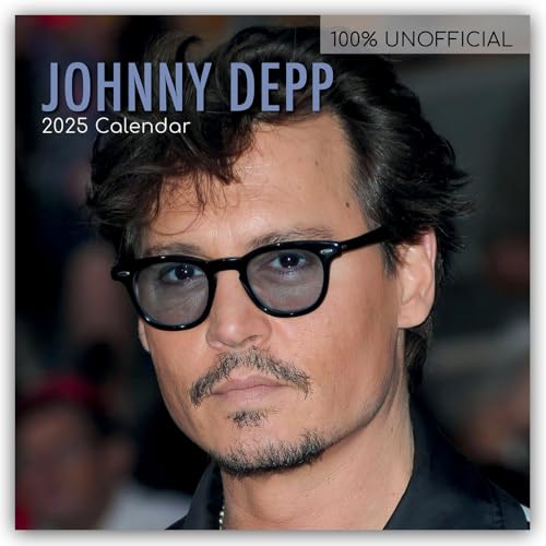 Johnny Depp 2025 – 16-Monatskalender: Original The Gifted Stationery Co. Ltd [Mehrsprachig] [Kalender] (Wall-Kalender) von BrownTrout