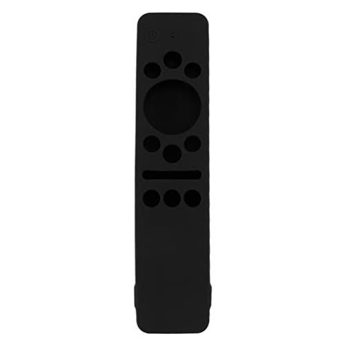3 Pack Silicon -Cover für TV -Fernbedienung, Langlebiger Schocksicherer Schutzhülle für Smart TV -Fernbedienung mit Lanyard, Geeignet für die -Serie (Black) von Brrnoo