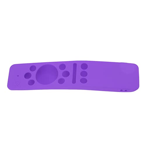 3 Pack Silicon -Cover für TV -Fernbedienung, Langlebiger Schocksicherer Schutzhülle für Smart TV -Fernbedienung mit Lanyard, Geeignet für die -Serie (Purple) von Brrnoo