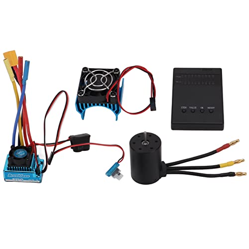 3650 3100KV Bürstenloser Motorkit mit 120A Esc -Steckerprogrammierkarte für 1/10 1/8 RC -Auto, Problemlos Alle Parameter Wiederherstellen 3650 3100KV Bürstenloser Motorkit mit 120A Esc -Steckerprogrammierkarte für 1/10 1/8 RC -Auto, Problemlos Alle Parameter Wiederherstellen von Brrnoo
