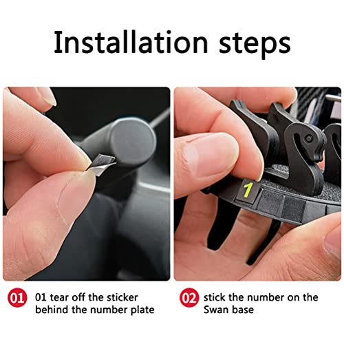 Auto -Armaturenbrett Non -Slip Matte, Armaturenbrettmatte Gummi 8x19x24cm 360 Grad Rotierende Nicht Slip Telefon Pads Armaturenbrett Sticky Pad für Telefone Sonnenbrillenschlüssel (Rutschfeste Matte von Brrnoo