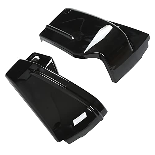 Batterie -Seitenabdeckungsabdeckung Seitenplatte, Motorrad -Batterie Abdeckungspaar Motorrad Seitenverkleidungsabdeckung Abzugs Seitlich Abdeckung (Black) von Brrnoo
