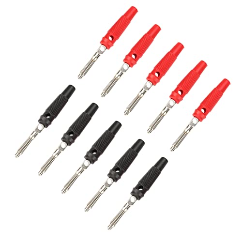 Brrnoo Bananenstopfen, Lautsprecher Bananenstopfen 4mm JACK P3008 10PCS LEACHER KREISE KREISKLEIDE FÜR LAUPEL -Verstärker -Testsondenanschluss Brrnoo Bananenstopfen, Lautsprecher Bananenstopfen 4mm JACK P3008 10PCS LEACHER KREISE KREISKLEIDE FÜR LAUPEL -Verstärker -Testsondenanschluss von Brrnoo