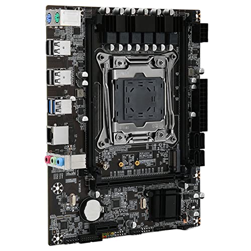 Brrnoo DDR4-Mainboard, Dual-Channel, 32 Gbit/s, NVME PCIE M.2 SSD-Motherboard mit Gigabit-LAN ​​für I7-Prozessoren für E5 V3 V4 von Brrnoo