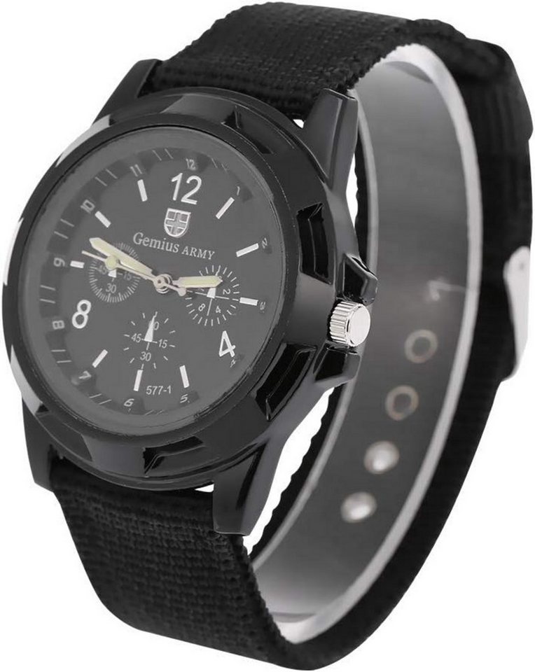 Brrnoo Militärischer Hochwertiges Design Legierungsgehäuse glatter Oberfläche Watch, Legierungsgehäuse mit glatter Oberfläche & atmungsaktivem Nylonarmband Brrnoo Militärischer Hochwertiges Design Legierungsgehäuse glatter Oberfläche Watch, Legierungsgehäuse mit glatter Oberfläche & atmungsaktivem Nylonarmband von Brrnoo