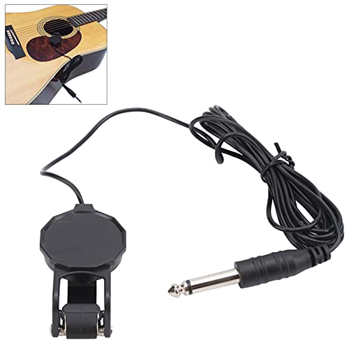 Brrnoo On-Akustikgitarren-Pickup, Piezo-Geigen-Ukulele-Mikrofon für Akustikgitarre, Folk-Gitarre, Geige mit ABS und Metallmaterial, Einfach zu Verwenden für Bühnenaufführungen, Brrnoo On-Akustikgitarren-Pickup, Piezo-Geigen-Ukulele-Mikrofon für Akustikgitarre, Folk-Gitarre, Geige mit ABS und Metallmaterial, Einfach zu Verwenden für Bühnenaufführungen, von Brrnoo