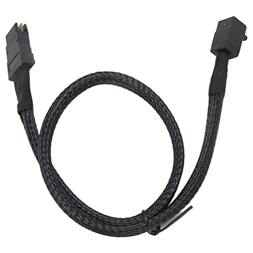 Brrnoo SAS SFF 8643 Bis 8087 HD 12 Gbit/s Übertragungsgeschwindigkeit, Verlustarm, Flexibles Internes -SAS-Kabel, für Computerserver (1 m / 3,3 Fuß) von Brrnoo