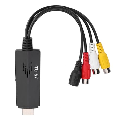 Brrnoo Zum -Konverter für zu AV 1080p Zum -Adapter Kabel HD Konverter Adapter Kabel Männlich für TV VCR DVD von Brrnoo