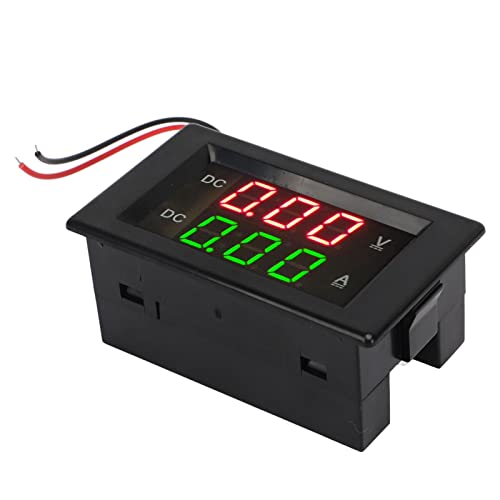 Digital Amperemeter Voltmeter, ABS Digital Voltmeter Amperemeter Dual -Anzeige -Stromspannungsmessgerät Einfache Installation für Batterie, DC Einstellbare Netzteile Digital Amperemeter Voltmeter, ABS Digital Voltmeter Amperemeter Dual -Anzeige -Stromspannungsmessgerät Einfache Installation für Batterie, DC Einstellbare Netzteile von Brrnoo