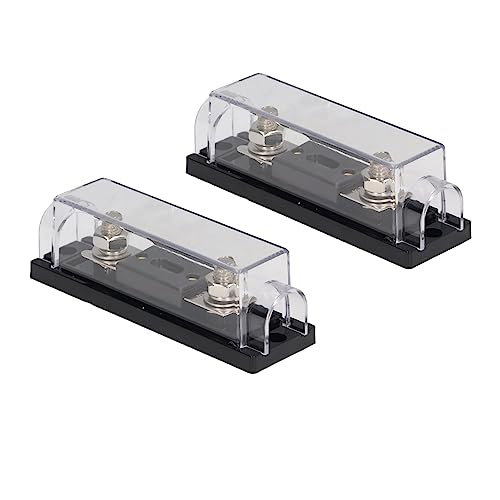 Sicherungsbox, PC und Kupferlegierung Boat Sicherungsblock Marine Sicherungsblock mit Transparentem Design für Auto -Audio von Brrnoo