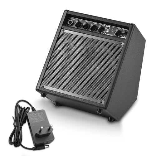 Tragbarer Elektronischer Trommelverstärker -Lautsprecher, 27W BT 5.0 Übungsverstärker für Elektrische Trommeln, Tastaturen, Gitarren, Kompaktes Sound für Heimtätigkeit, Proben, Tragbarer Elektronischer Trommelverstärker -Lautsprecher, 27W BT 5.0 Übungsverstärker für Elektrische Trommeln, Tastaturen, Gitarren, Kompaktes Sound für Heimtätigkeit, Proben, von Brrnoo