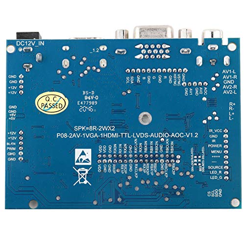 mit Fernbedienung -Umkehr-LCD-Treiber Boar S 9V-24V VGA 2AV-Eingang LCD-Controller-Board, für ATTN92 LED-Panel AT065TN14 von Brrnoo
