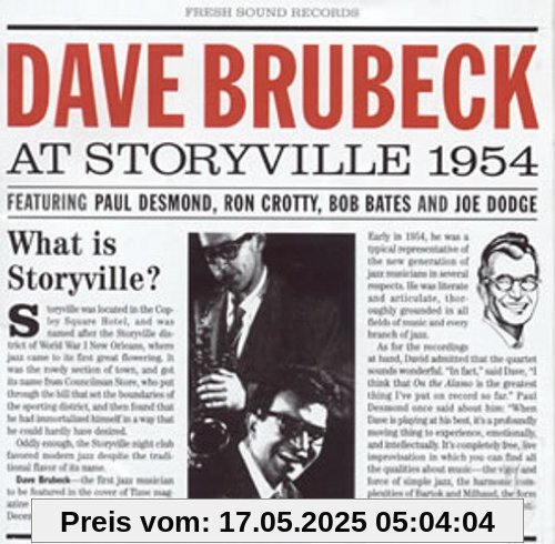 At Storyville 1954 + Bonus Tra von Dave Brubeck Quartet