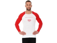 Brubeck Men's 3D Husar PRO Langarm-T-Shirt weiß und rot s (LS13190) von Brubeck