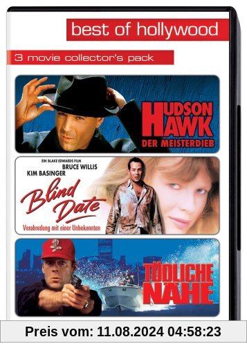 Best of Hollywood - 3 Movie Collector's Pack: Hudson Hawk / Blind Date / Tödliche Nähe [3 DVDs] von Bruce Willis