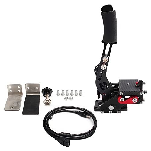 Bruce & Shark USB Handbremse Handbrake für Racing Games Wheel Stand G29 für PS4/PS5 Schwarz [video game] von Bruce & Shark
