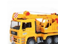 BRUDER MAN Crane truck (without Light and Sound Module), 4 Jahr(e), ABS Synthetik, Gelb von Bruder